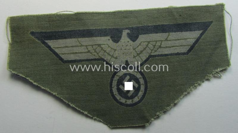 WH (Heeres) breast-eagle of the 'last-ditch'- (ie. later-war-period-) and/or 'printed'-pattern