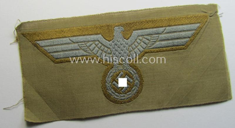 WH (Heeres) 'tropical-issue' breasteagle (in 'BeVo'-weave pattern)