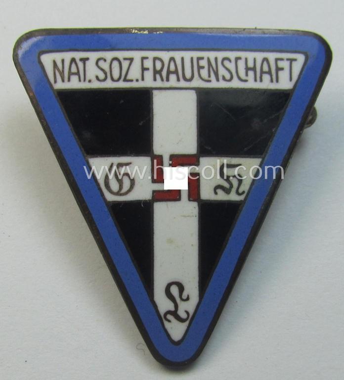 'NS-Frauenschaft'-membership-badge (ie. 'Mitgliedsabzeichen'): 'Mitarbeiterin im Stab einer Ortsgruppe'