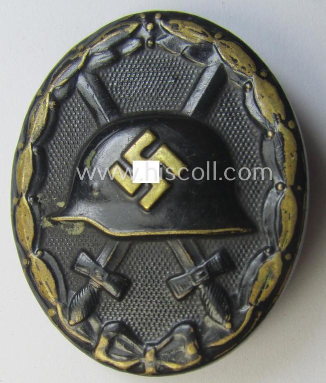 Early-period, black-class wound-badge (or: 'Verwundeten-Abzeichen in Schwarz')