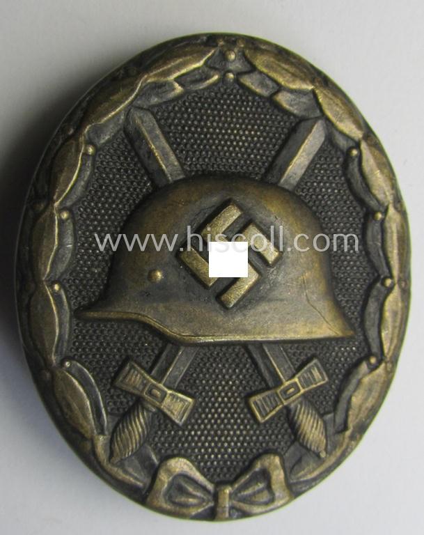 Early-period, black-class wound-badge (or: 'Verwundeten-Abzeichen in Schwarz')