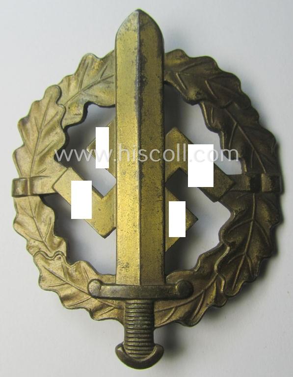 'SA-Sportabzeichen in Bronze' by 'W. Redo - Saarlautern' that is void of an an impressed bearers'-number