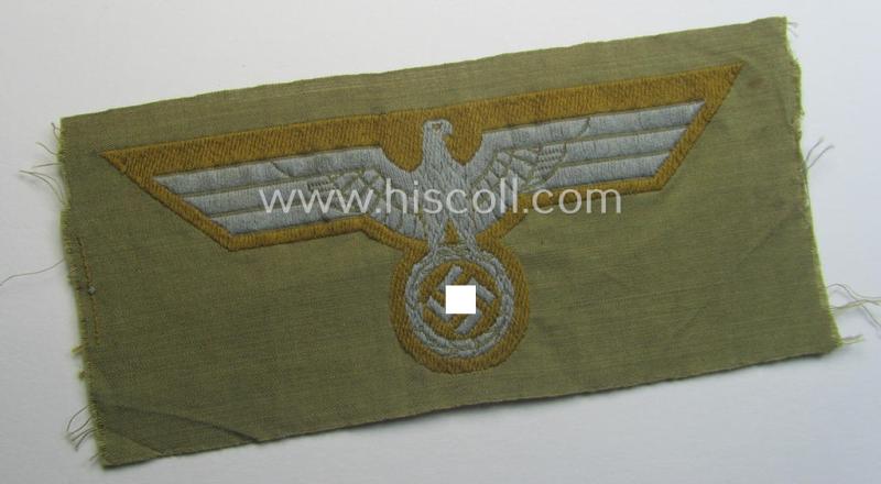 WH (Heeres) 'tropical-issue' breasteagle (in 'BeVo'-weave pattern)