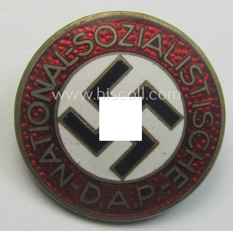 'N.S.D.A.P. - Parteiabzeichen' showing the makers'-designation: 'RzM' and/or: 'M1/145' (which code can to date not be attributed to any maker)