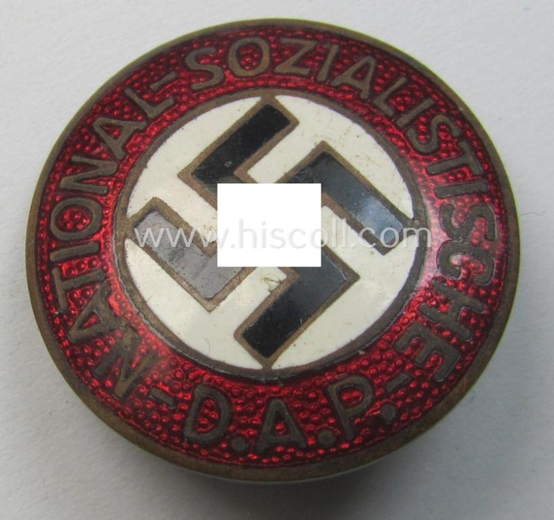 'N.S.D.A.P. - Parteiabzeichen' showing the makers'-designation: 'RzM' and/or: 'M1/66'
