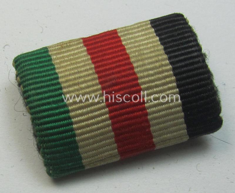 Single-pieced, WH (Heeres ie. KM etc.) medal-bar (ie. 'Feld- o. Bandspange'): 'Deutsch-Italienische Feldzugsmedaille'