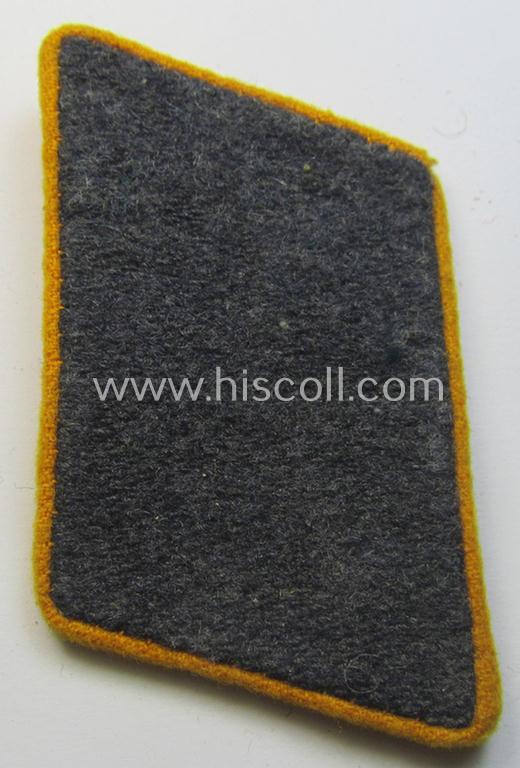 Single, EM- (ie. NCO-) type - so-called: 'N.S.F.K.'- (or: 'National-Socialistisches Fliegerkorps'-) rank collar-tab (ie. 'Rangkragenspiegel für Mannschaften u. Unteroffiziere des N.S.F.K.')