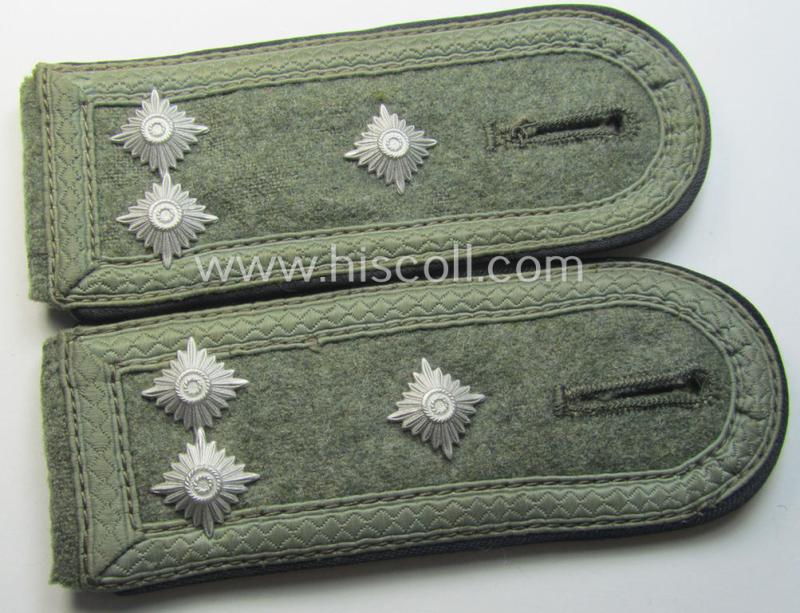 Pair of WH (Heeres) NCO-type shoulderstraps: 'Stabsfeldwebel o. Spiess einer Pionier-Abts.'