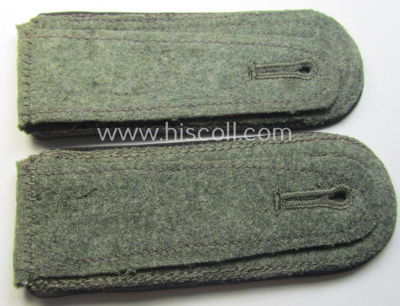 Pair of WH (Heeres) NCO-type shoulderstraps: 'Stabsfeldwebel o. Spiess einer Pionier-Abts.'