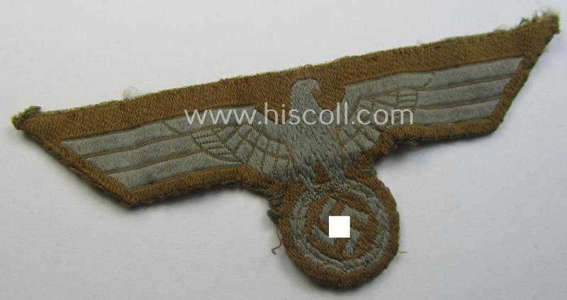 WH (Heeres) 'tropical-issue' breasteagle in a clearly used- (ie. carefully pre-confectioned-), condition