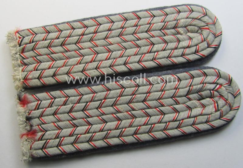 Pair of WH (Heeres) - and I deem later-war-pattern! - officers'-type shoulderboards (ie. 'Schulterstücken für Offiziere m. Sonderführer-Dienstgrad') as was intended for an officer who served as a: 'Sonderführer Z'