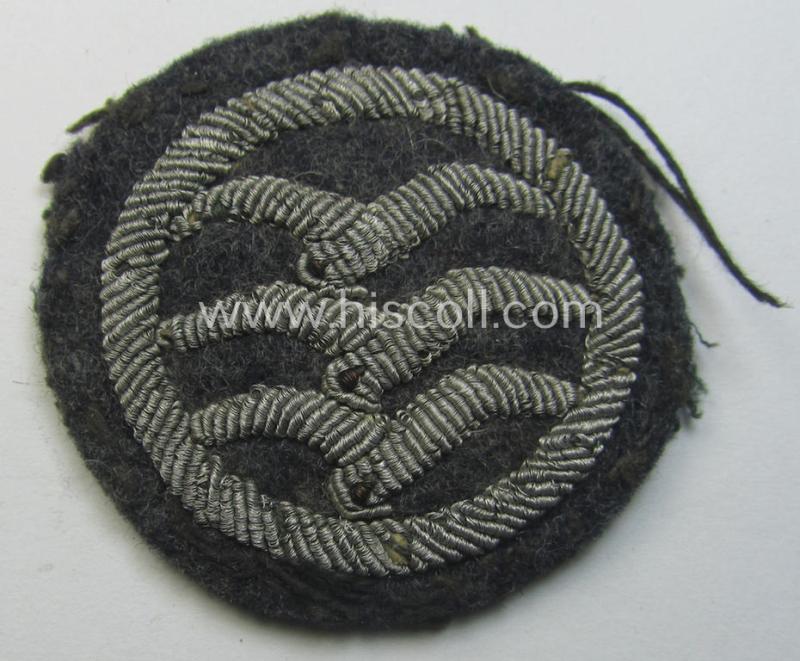 Hand-embroidered, DLV (ie. 'Deutscher Luftsportsverband'-) related: 'Segelflieger-C-Abzeichen'
