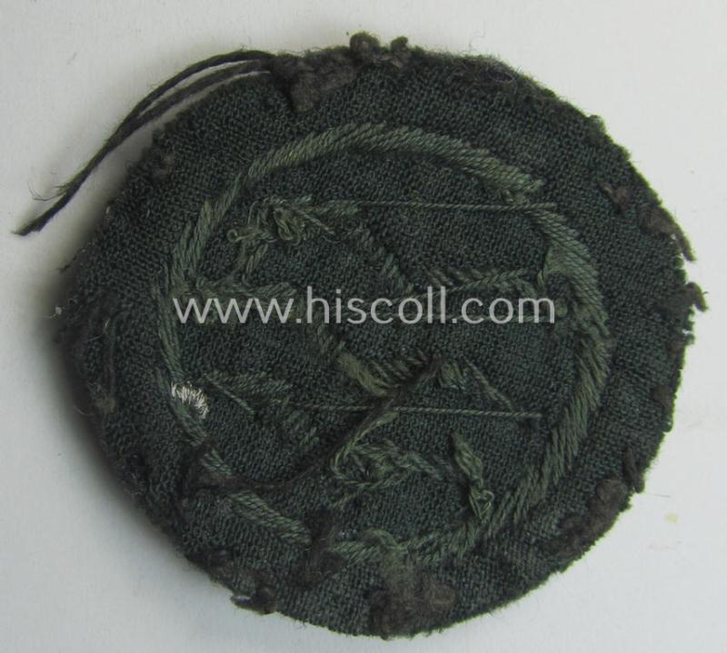 Hand-embroidered, DLV (ie. 'Deutscher Luftsportsverband'-) related: 'Segelflieger-C-Abzeichen'