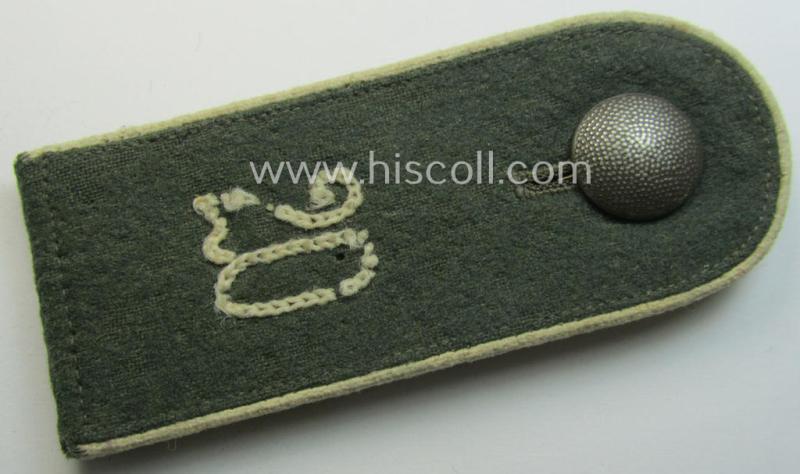 Single, early-period- (ie. I deem 'Reichswehr'-era), WH (Heeres) 'cyphered' EM-type shoulderstrap: 'Soldat des Infanterie-Rgts. 20'