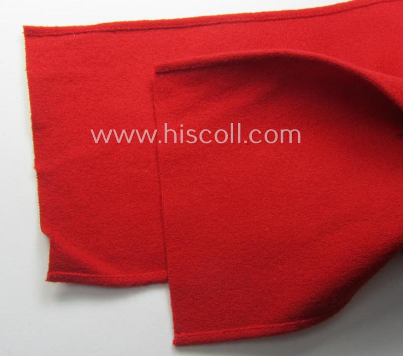 'Extra Qualität', N.S.D.A.P.-pattern, smooth-woolen-based swastika-armband (ie. 'Armbinde') that still retains its period 'RzM'-etiket