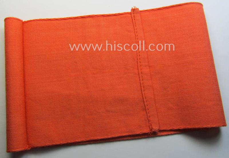 WH (Heeres) related armband (ie. 'Armbinde') entitled: 'Verkehrs-Aufsicht' (being of the 'partly-woven'-type in a technique similar to the 'BeVo'-weave pattern)