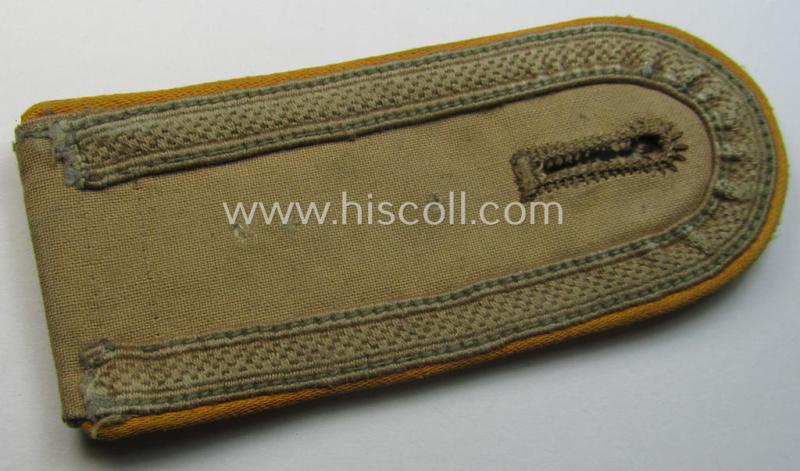 Single, WH (Luftwaffe) tropical-issued, NCO-type-shoulderstrap: 'Uffz. der Flieger- o. Fj.-Truppen'