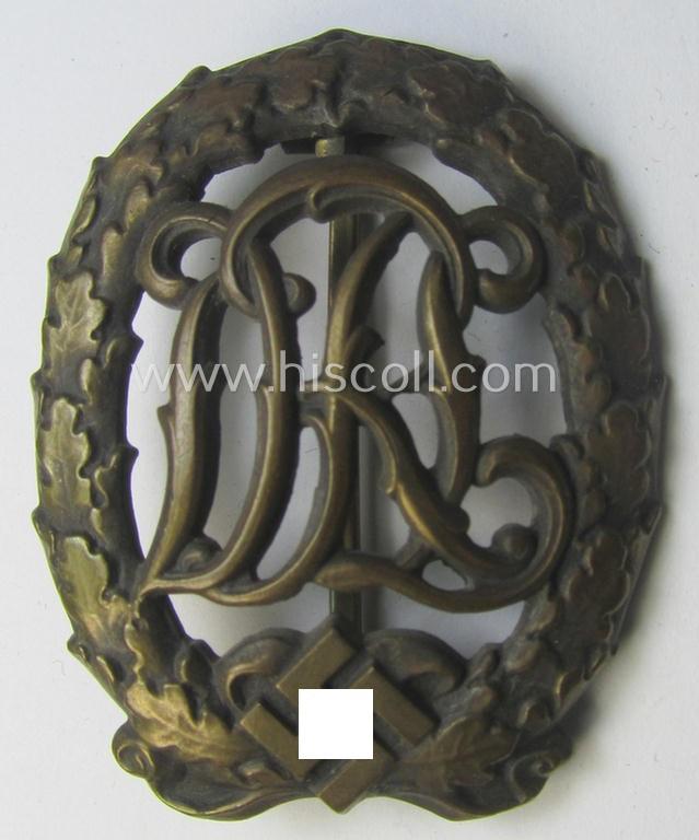 'Reichssportabzeichen DRL in Bronze' by: 'Wernstein'