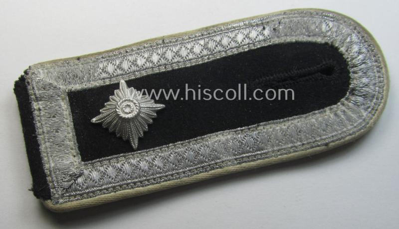 Single, Waffen-SS NCO-type shoulderstrap: 'SS-Oberscharführer' who served within the: 'SS-Infanterie-Truppen'