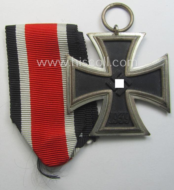 'EKII. Klasse' being a maker- (ie. '65'-) marked example that comes together with its confectioned ribbon (ie. 'Bandabschnitt') by the maker (ie. 'Hersteller'): 'Klein & Quenzer'