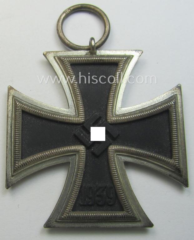 'EKII. Klasse' being a maker- (ie. '65'-) marked example that comes together with its confectioned ribbon (ie. 'Bandabschnitt') by the maker (ie. 'Hersteller'): 'Klein & Quenzer'