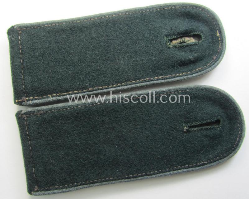 Pair of WH (Heeres) early-war-period- (ie. 'M36'- ie. 'M40'-pattern and/or rounded-styled) EM-type shoulderstraps: 'Soldat eines Nachschub Kraftfahr-Abts.'