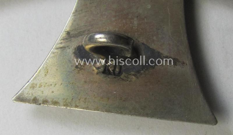 WWI-period 'Eisernes Kreuz 1. Klasse' being a non-converse-shaped example with the makers'-designation: 'KO'