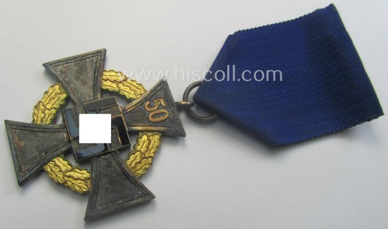 'Treuedienst Ehrenzeichen' being of the so-called: 'Sonderstufe' as awarded for 50 years of loyal-service
