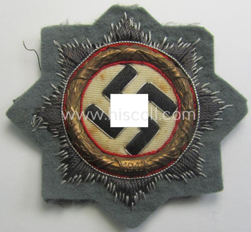 WH (Heeres o. Waffen-SS) 'Deutsches Kreuz im Gold' (ie. DKiG or German Cross in gold)