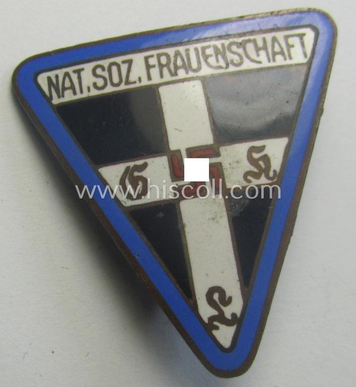 'NS-Frauenschaft'-membership-badge (ie. 'Mitgliedsabzeichen'): 'Mitarbeiterin im Stab einer Ortsgruppe'