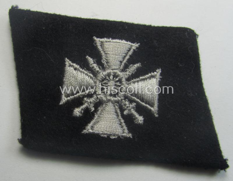 Waffen-SS - so-called: 'RzM-styled' - enlisted-mens'- ie. NCO-type collar-tab as was intended for usage by soldiers (ie. NCOs) of the: '29. Waffen-Grenadier-Division der SS (o. 