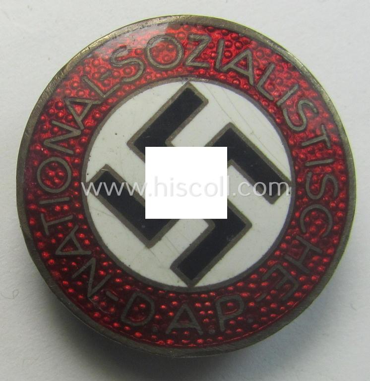 'N.S.D.A.P. - Parteiabzeichen' showing the makers'-designation: 'RzM' and/or: 'M1/25'