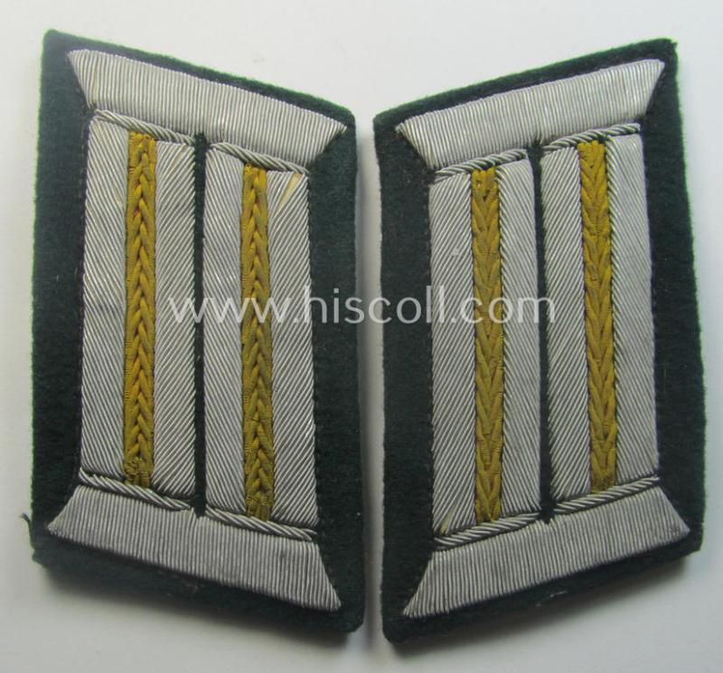 Pair of WH (Heeres) officers'-type collar-tabs: 'Offizier der Kavallerie o. Aufkl.-Trpn.'