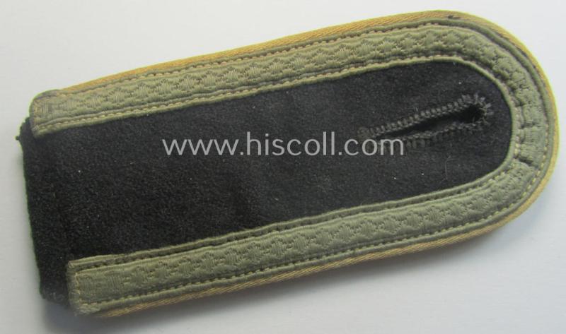 Single, Waffen-SS NCO-type shoulderstrap: 'SS-Unterscharführer' who served within the: 'SS-Infanterie-Trpn.'