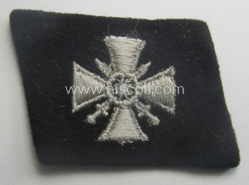 Waffen-SS - so-called: 'RzM-styled' - enlisted-mens'- ie. NCO-type collar-tab as was intended for usage by soldiers (ie. NCOs) of the: '29. Waffen-Grenadier-Division der SS (o. 