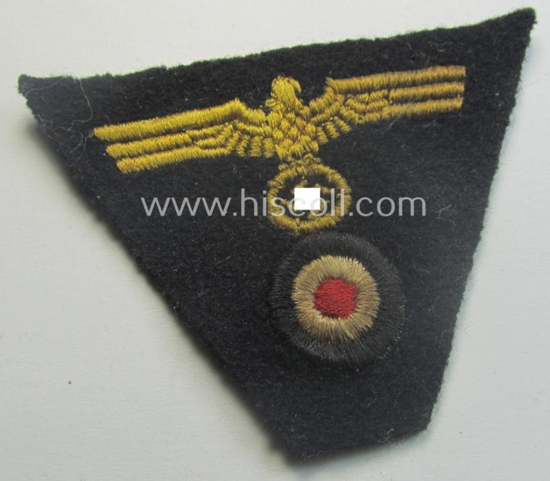WH (Kriegsmarine) 'M43-pattern' cap-eagle/cocarde (ie. cap-trapezoid or: 'Mützentrapez')
