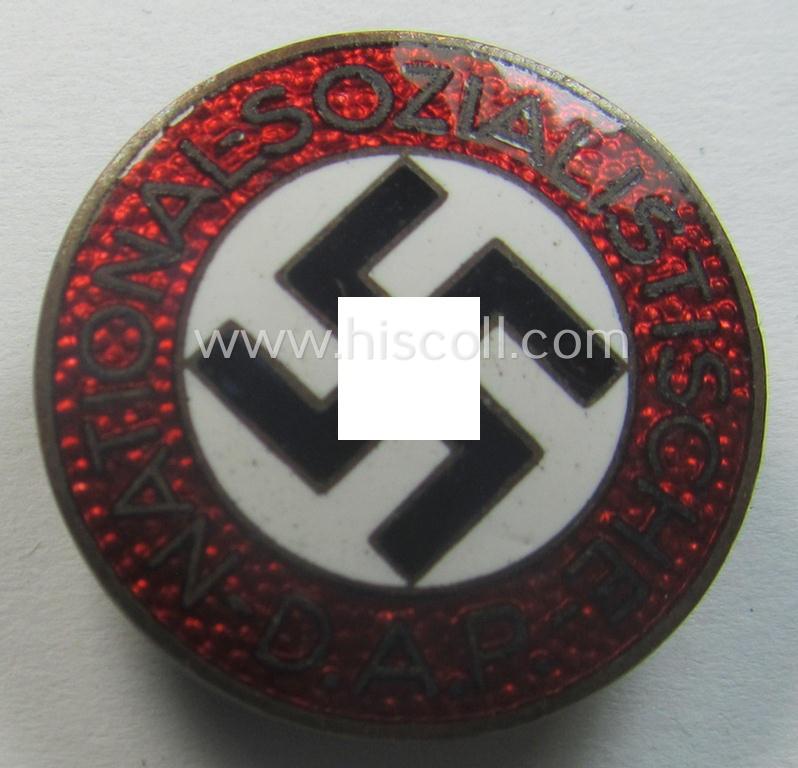 'N.S.D.A.P. - Parteiabzeichen' showing the makers'-designation: 'RzM' and/or: 'M1/8'