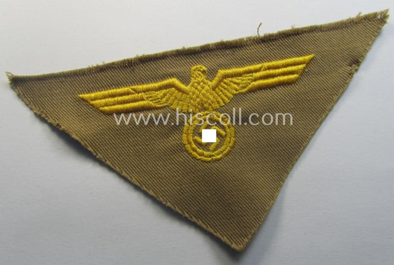 WH (Kriegsmarine) 'tropical-issue' (ie. DAK or: 'Deutsches Afrika Korps'-related-) breasteagle, as executed in machine-embroidered style and that comes in a 'virtually mint- ie. unissued', condition