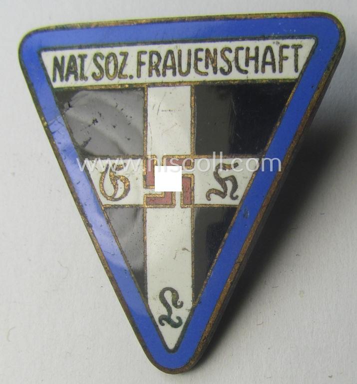'NS-Frauenschaft'-membership-badge (ie. 'Mitgliedsabzeichen'): 'Mitarbeiterin im Stab einer Ortsgruppe'
