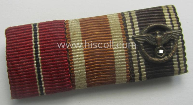 Three-pieced, WH (ie. N.S.D.A.P.-) related: 'Feld-/Bandspange' (or: ribbon-bar)