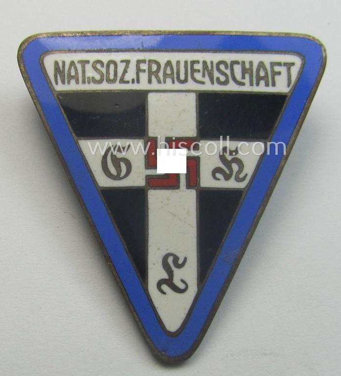 'NS-Frauenschaft'-membership-badge (ie. 'Mitgliedsabzeichen'): 'Mitarbeiterin im Stab einer Ortsgruppe'