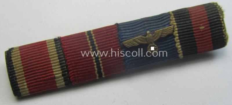 4-pieced WH (Heeres ie. Kriegsmarine) 'Feld-/Bandspange' (ie. ribbon-bar)