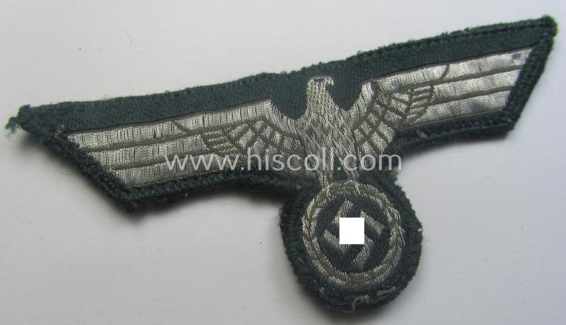 Truly used- and/or carefully tunic-removed WH (Heeres) breast-eagle for dress-tunics (ie. 'Waffenröcke')