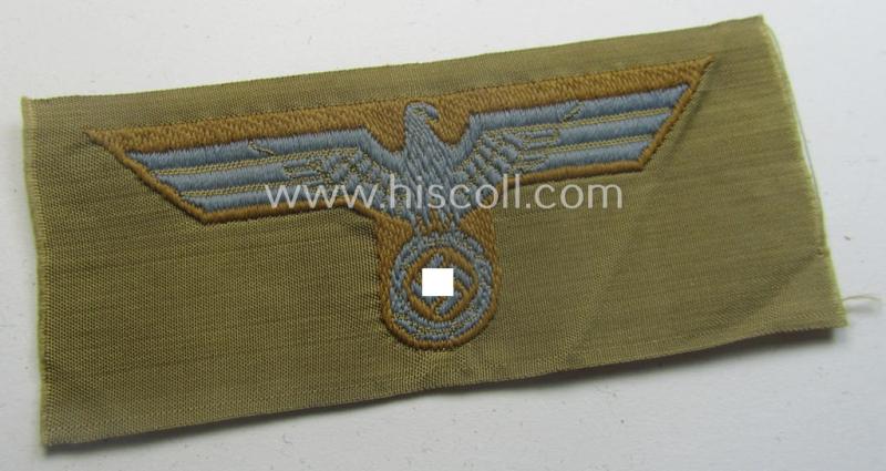 WH (Heeres) 'tropical-issue' (ie. DAK or: 'Deutsches Afrika Korps'-related-) side-cap-eagle