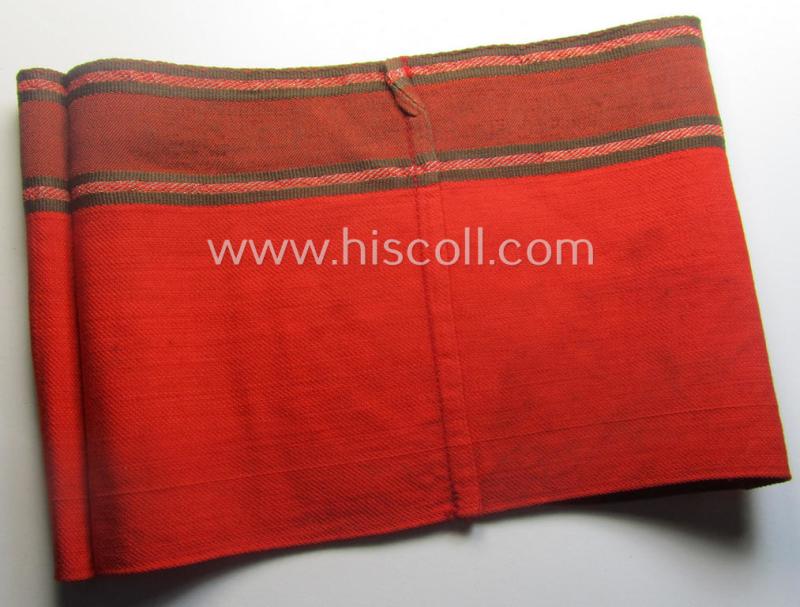 Superb - and actually extremely rarely encountered! - example of an officers’-type RAD- (ie. 'Reichsarbeitsdienst'-related-) armband (ie. 'Armbinde') entitled: 'Arbeitseinsatzstab'