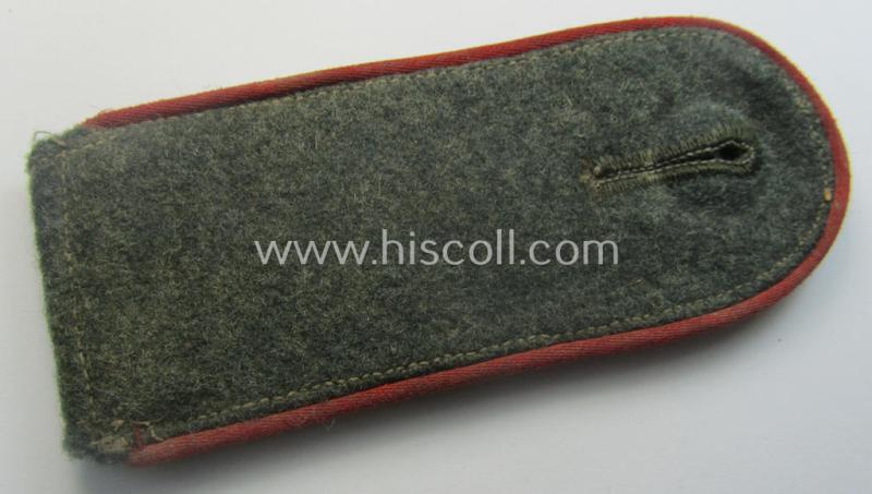 Single, early- (ie. mid-war-)period WH (Heeres) so-called: 'M41 o. 43'-pattern, EM-type shoulderstrap as was intended for - and with certainty worn by! - a: 'Soldat eines (Sturm)Artillerie Abts. o. Rgts.'