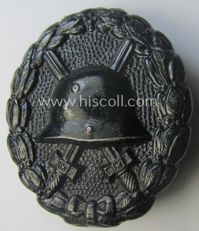 WWI-pattern black-class wound-badge (ie.: 'Verwundeten Abz. in Schwarz')