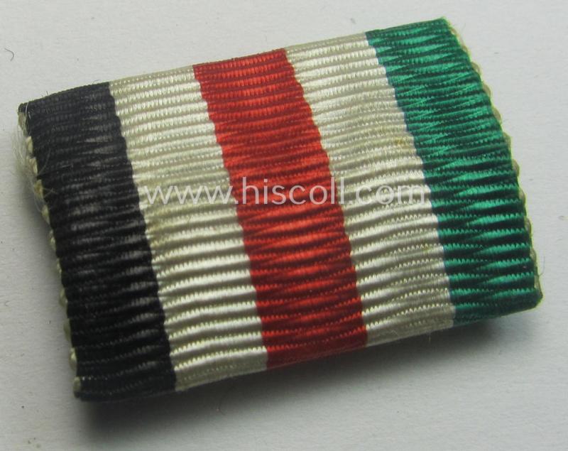 Single-pieced, WH (Heeres ie. KM etc.) medal-bar (ie. 'Feld- o. Bandspange'): 'Deutsch-Italienische Feldzugsmedaille'