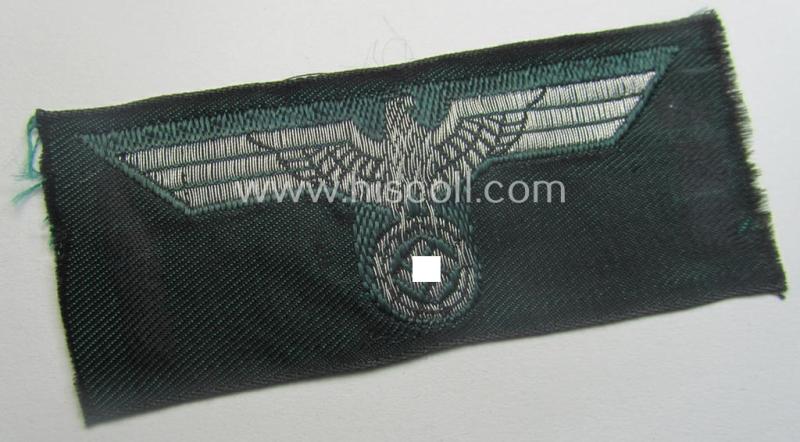 WH (Heeres) 'flatwire'-woven 'Offiziersadler für Schiffchen o. Knautschmütze'