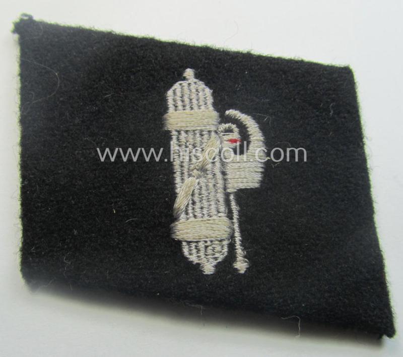 Waffen-SS, EM- (ie. NCO-) type collar-tab : '29. SS Waffen-Gren. Div.' ('Italienische Nr. 1' or: 'Legione SS Italiana')